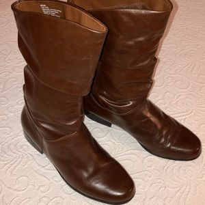 St John’s Bay Brown Leather Boots, ladies size 9.5